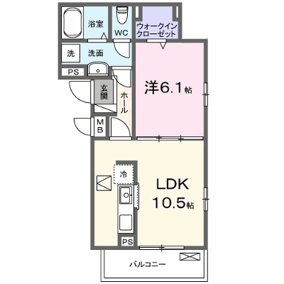 プルメリア 103【管理NO：1-028673001-01030】 ★家具家電は申し込み後に搬入します★ ★2027年03月上旬入居可能★の外観画像
