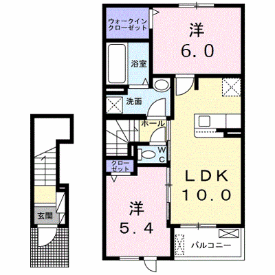 サニーサイド　Ｃ 202【管理NO：1-026362301-02020】 ★家具家電は申し込み後に搬入します★ ★2026年10月中旬入居可能★の外観画像