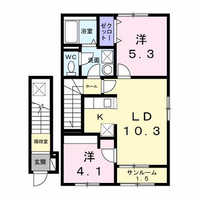 大林１丁目アパート 205【管理NO：1-028841601-02050】 ★家具家電は申し込み後に搬入します★ ★2027年03月中旬入居可能★の外観画像