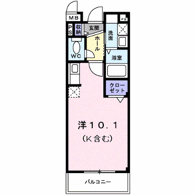プランドール 203【管理NO：1-013593701-02030】 ★家具家電は申し込み後に搬入します★ ★2026年10月下旬入居可能★の外観画像
