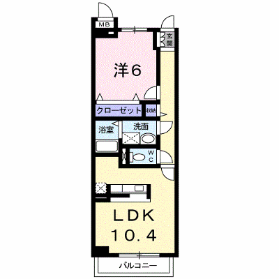 グラン　エリアール 102【管理NO：1-014600501-01020】 ★家具家電は申し込み後に搬入します★ ★2026年10月下旬入居可能★の外観画像