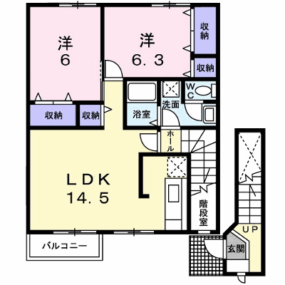サクシード 202【管理NO：1-010747001-02020】 ★家具家電は申し込み後に搬入します★ ★2026年10月下旬入居可能★の外観画像