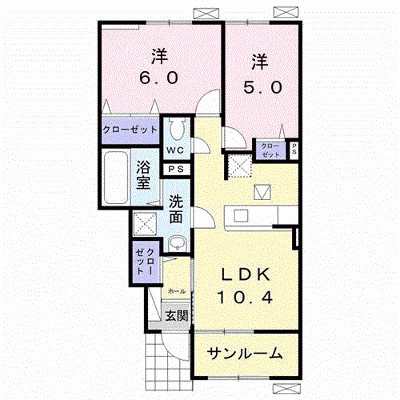 アミティエ　三本松　１号館 104【管理NO：1-024841001-01040】 ★家具家電は申し込み後に搬入します★ ★2026年10月下旬入居可能★の外観画像