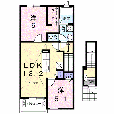 グレイスサクラ 204【管理NO：1-022751601-02040】 ★家具家電は申し込み後に搬入します★ ★2026年10月下旬入居可能★の外観画像