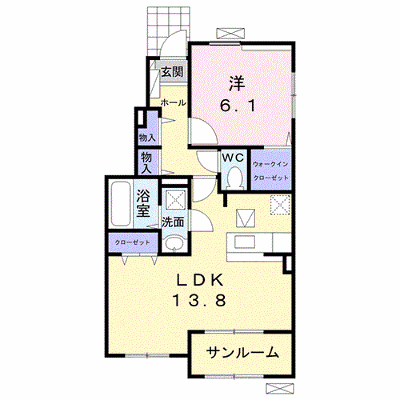ラ・カーサ　フェリーチェ　Ⅴ 101【管理NO：1-024904205-01010】 ★家具家電は申し込み後に搬入します★ ★2026年10月下旬入居可能★の外観画像