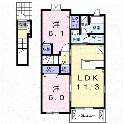 セイバリーレジデンスⅠ 201【管理NO：1-020111801-02010】 ★家具家電は申し込み後に搬入します★ ★2026年11月上旬入居可能★の外観画像