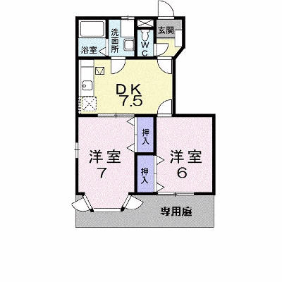 シャンソレイユ 103【管理NO：1-010878101-01030】 ★家具家電は申し込み後に搬入します★の外観画像
