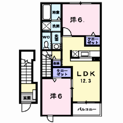 モジョ・コロレＢ 202【管理NO：1-016181202-02020】 ★家具家電は申し込み後に搬入します★の外観画像