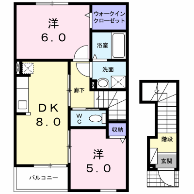 メゾンソレイユ 202【管理NO：1-012908201-02020】 ★家具家電は申し込み後に搬入します★ ★2026年10月下旬入居可能★の外観画像
