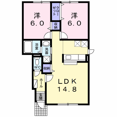 パークサイドＢ 103【管理NO：1-016685101-01030】 ★家具家電は申し込み後に搬入します★ ★2026年10月下旬入居可能★の外観画像