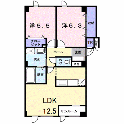 サカタハイム 103【管理NO：1-009585801-01030】 ★家具家電は申し込み後に搬入します★ ★2026年11月上旬入居可能★の外観画像