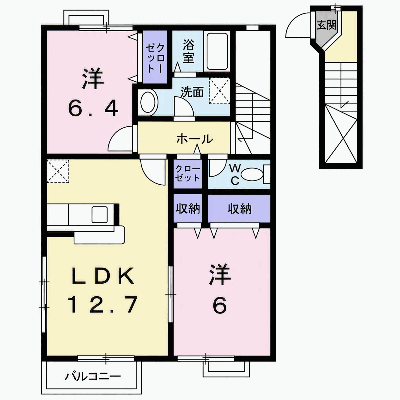 グァルダＢ 202【管理NO：1-011708002-02020】 ★家具家電は申し込み後に搬入します★ ★2026年10月下旬入居可能★の外観画像