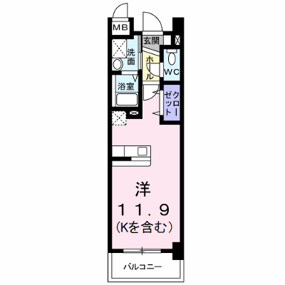ドゥク－ル 311【管理NO：1-013899601-03090】 ★家具家電は申し込み後に搬入します★ ★2026年12月中旬入居可能★の外観画像