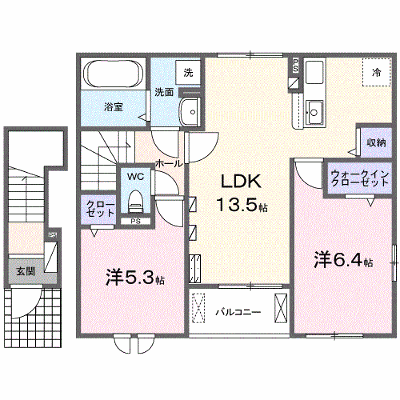 ルミエールⅡ 203【管理NO：1-027438602-02030】 ★家具家電は申し込み後に搬入します★ ★2026年11月中旬入居可能★の外観画像