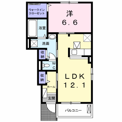 エィチワイティⅢ 104【管理NO：1-022191101-01040】 ★家具家電は申し込み後に搬入します★ ★2026年10月中旬入居可能★の外観画像