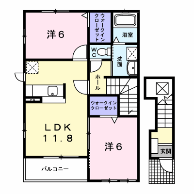 サンフレンズ　Ｃ 201【管理NO：1-018119901-02010】 ★家具家電は申し込み後に搬入します★ ★2026年10月下旬入居可能★の外観画像