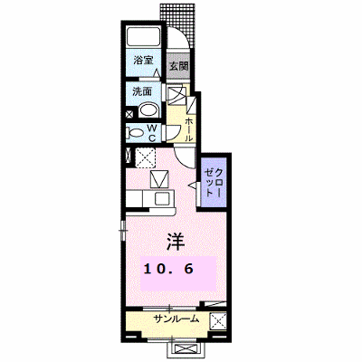 エスポワールＢ 103【管理NO：1-026716202-01030】 ★家具家電は申し込み後に搬入します★ ★2026年10月下旬入居可能★の外観画像