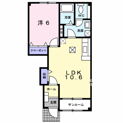 プラスペリティー 104【管理NO：1-013635001-01040】 ★家具家電は申し込み後に搬入します★ ★2026年10月下旬入居可能★の外観画像