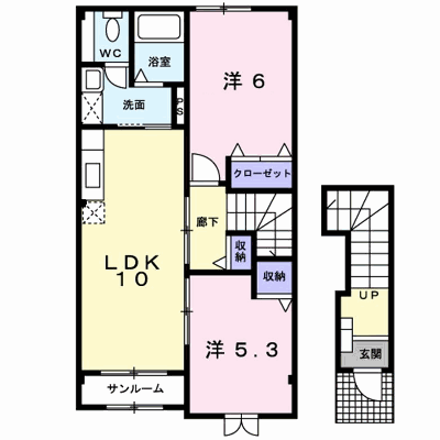 フィオーレ．Ｋ　Ａ 202【管理NO：1-013518901-02020】 ★家具家電は申し込み後に搬入します★ ★2026年09月下旬入居可能★の外観画像