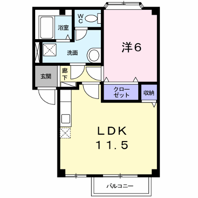 フラワーガーデン１ 104【管理NO：1-006922101-01040】 ★家具家電は申し込み後に搬入します★ ★2026年11月中旬入居可能★の外観画像