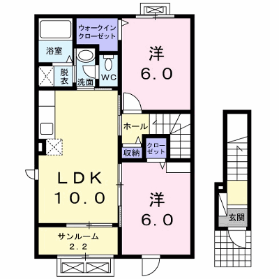 Ｆｉｏｒｅ・Ｙ 201【管理NO：1-022262201-02010】 ★家具家電は申し込み後に搬入します★ ★2026年10月上旬入居可能★の外観画像