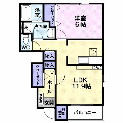ソール・オリエンスＣ 102【管理NO：1-014288201-01020】 ★家具家電は申し込み後に搬入します★ ★2026年10月下旬入居可能★の外観画像