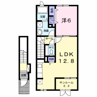 ベルグ千歳 203【管理NO：1-020514101-02030】 ★家具家電は申し込み後に搬入します★ ★2026年11月中旬入居可能★の外観画像