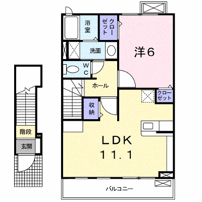 セイバリーＢ 203【管理NO：1-014977202-02030】 ★家具家電は申し込み後に搬入します★ ★2026年11月中旬入居可能★の外観画像