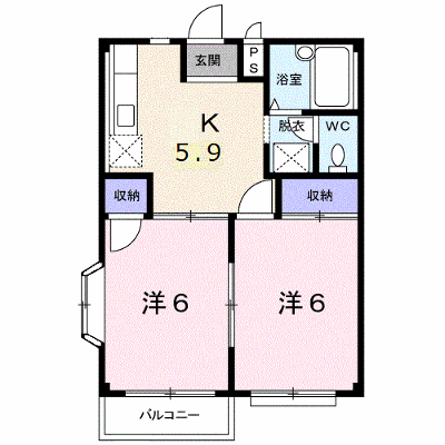コープエスパルス 203【管理NO：1-004128501-02030】 ★家具家電は申し込み後に搬入します★の外観画像