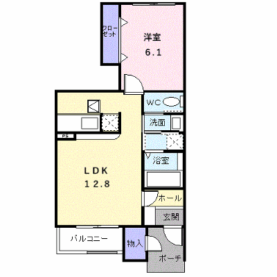 ラフィーネＢ 102【管理NO：1-013149902-01020】 ★家具家電は申し込み後に搬入します★ ★2026年10月中旬入居可能★の外観画像