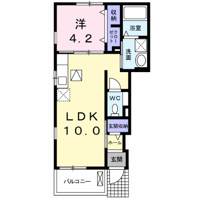 クレセントＦ 101【管理NO：1-022361302-01010】 ★家具家電は申し込み後に搬入します★ ★2026年10月下旬入居可能★の外観画像