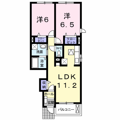 ブランシェＢ 105【管理NO：1-015219302-01040】 ★家具家電は申し込み後に搬入します★ ★2026年10月下旬入居可能★の外観画像