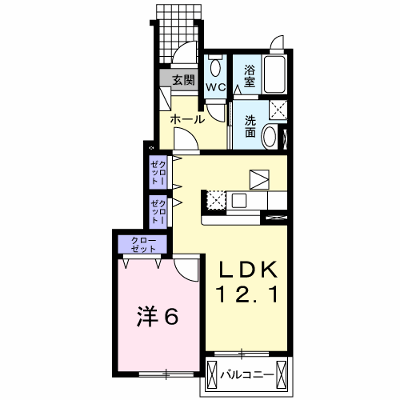 レヂデンス岡野 103【管理NO：1-014937001-01030】 ★家具家電は申し込み後に搬入します★の外観画像