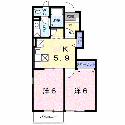 グレイスフルヴィラＥ 103【管理NO：1-011718802-01030】 ★家具家電は申し込み後に搬入します★ ★2026年10月下旬入居可能★の外観画像