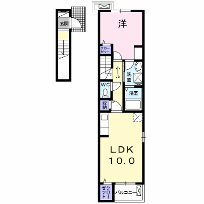フェア・ブリーズ 201【管理NO：1-025094701-02010】 ★家具家電は申し込み後に搬入します★ ★2026年11月中旬入居可能★の外観画像