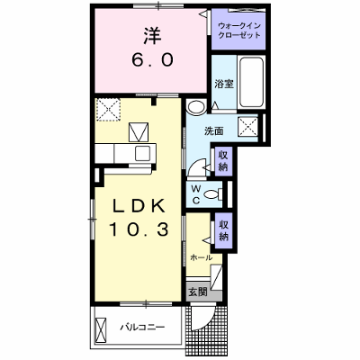 ルタンパークＢ 101【管理NO：1-023846902-01010】 ★家具家電は申し込み後に搬入します★ ★2026年10月下旬入居可能★の外観画像