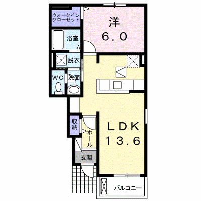 アヴニールＢ 103【管理NO：1-022568602-01030】 ★家具家電は申し込み後に搬入します★ ★2026年10月中旬入居可能★の外観画像