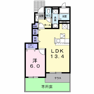 ＮＡＤＥＳＨＩＫＯ 102【管理NO：1-017740601-01020】 ★家具家電は申し込み後に搬入します★ ★2026年11月中旬入居可能★の外観画像