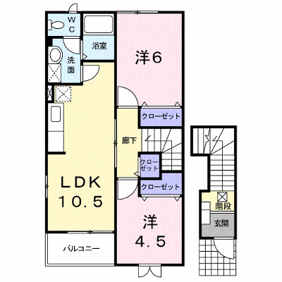 ノーヴァ　クリアネスＡ 201【管理NO：1-012028901-02010】 ★家具家電は申し込み後に搬入します★の外観画像