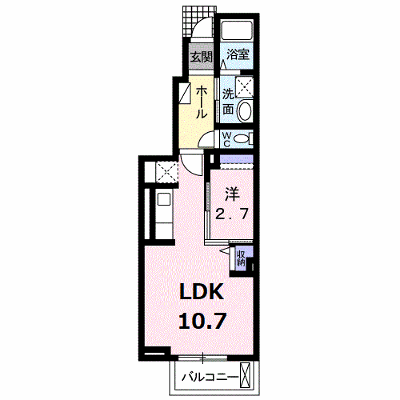 サン　ウェスト 102【管理NO：1-023948101-01020】 ★家具家電は申し込み後に搬入します★ ★2026年11月上旬入居可能★の外観画像