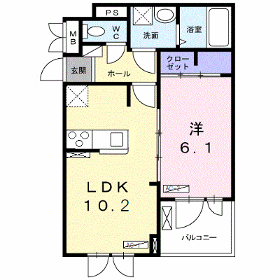 アリストクラット 303【管理NO：1-026561801-03030】 ★家具家電は申し込み後に搬入します★ ★2026年09月下旬入居可能★の外観画像