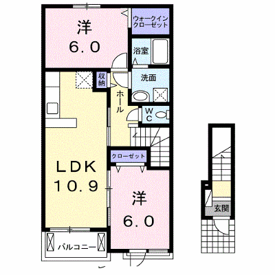 ソレアード　クルーセ 202【管理NO：1-017870301-02020】 ★家具家電は申し込み後に搬入します★ ★2026年10月中旬入居可能★の外観画像