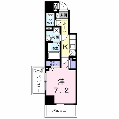 フォーシーズン千葉 507【管理NO：1-025945301-05070】 ★家具家電は申し込み後に搬入します★の外観画像