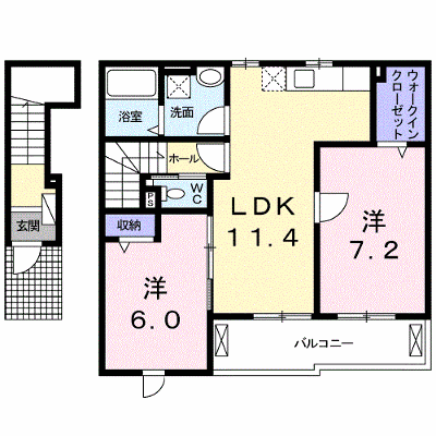 クレメント・輝Ⅱ 202【管理NO：1-020719501-02020】 ★家具家電は申し込み後に搬入します★ ★2026年10月上旬入居可能★の外観画像