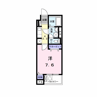ランドマーク 405【管理NO：1-026043401-04050】 ★家具家電は申し込み後に搬入します★ ★2026年10月下旬入居可能★の外観画像