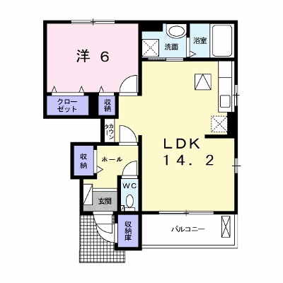 サン　モールⅡ 101【管理NO：1-020840101-01010】 ★家具家電は申し込み後に搬入します★ ★2026年10月下旬入居可能★の外観画像