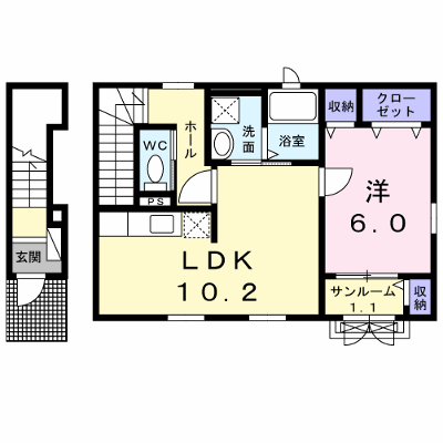 ステラ 205【管理NO：1-018910001-02050】 ★家具家電は申し込み後に搬入します★ ★2026年10月下旬入居可能★の外観画像