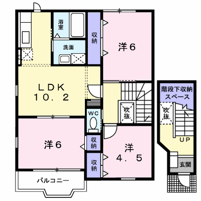 ロジュマン弐号館 201【管理NO：1-007982202-02010】 ★家具家電は申し込み後に搬入します★ ★2026年10月下旬入居可能★の外観画像