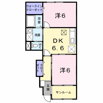 グランデュール　Ｂ 102【管理NO：1-012152701-01020】 ★家具家電は申し込み後に搬入します★ ★2026年11月中旬入居可能★の外観画像