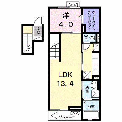 ノーブル・カメリア 401【管理NO：1-016346301-04010】 ★家具家電は申し込み後に搬入します★ ★2026年11月上旬入居可能★の外観画像